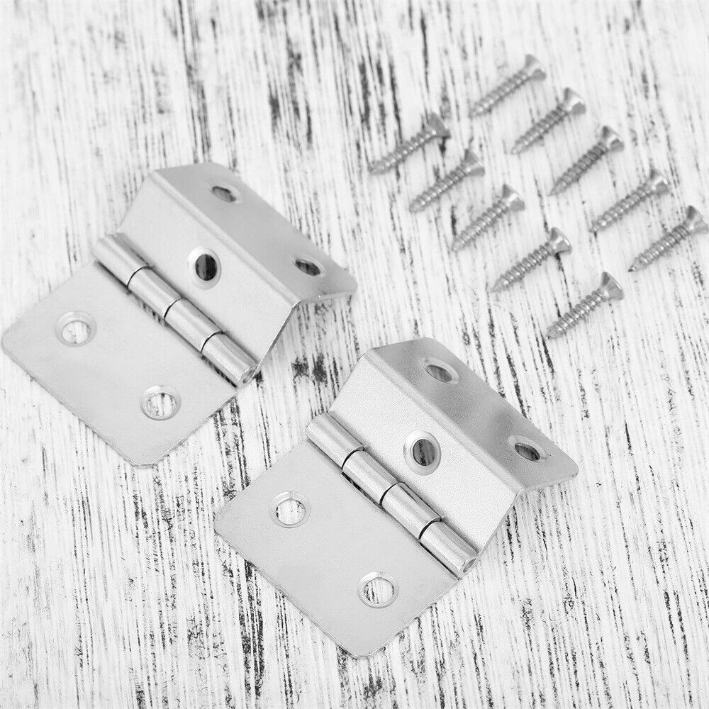 30mm*34mm Cabinet Hinges Cupboard Wardrobe Jewelry Box Door Hinge Chrome 2pcs