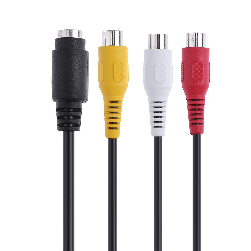 VGA to S-Video 3RCA Male to Female TV AV Out Converter Cable Adapter for PC