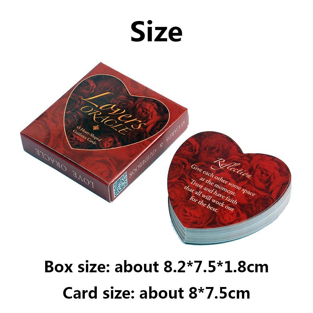 English cards Fortune telling Cute Home Tarot Cards Love oracle Valentine's Day