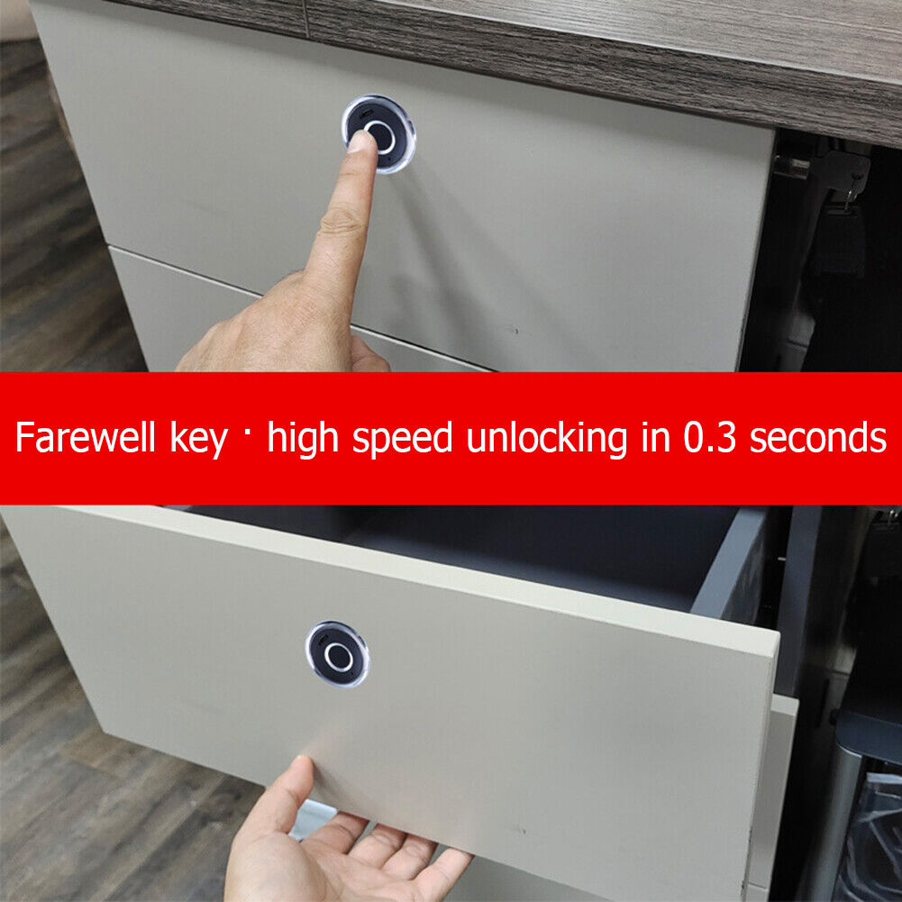 Intelligent Fingerprint Drawer Lock Electronic File Cabinet Biometric Lock