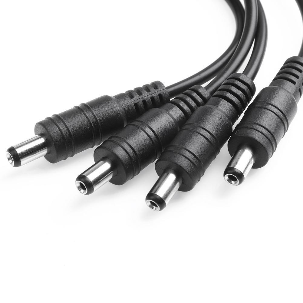 Female to Male DC Power Cord Adapter Cable Splitter for LED Strip (1 to 4)