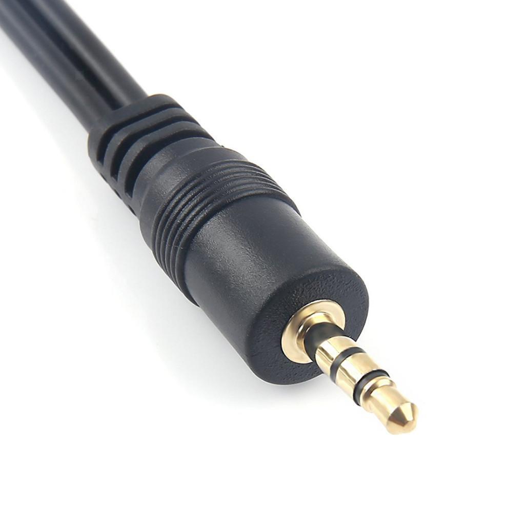 3.5mm (Mini) 1/8" TRS Stereo  to 2 Dual XLR  Adapter Cable Cord