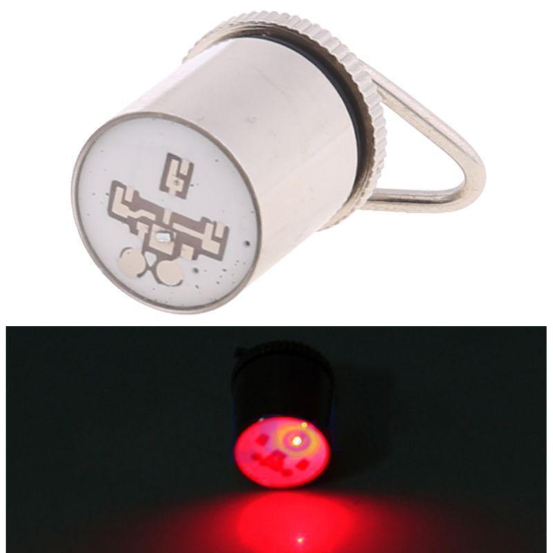 LED Mini Underwater Deep Drop Fishing Squid Fish Lure Light Flashing Lamp Red