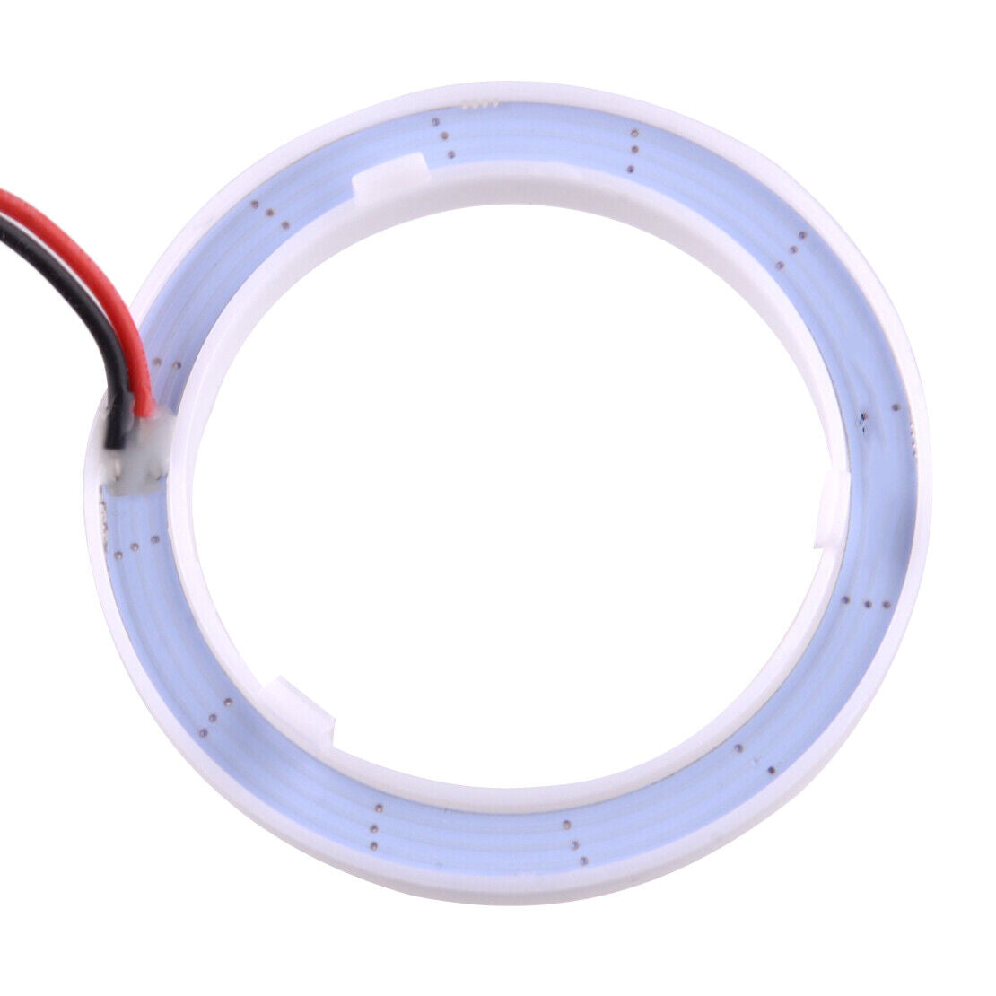 2pcs 60mm DRL COB LED Angel Eyes Halo Ring Fog Headlight Lamp Light Red Acc
