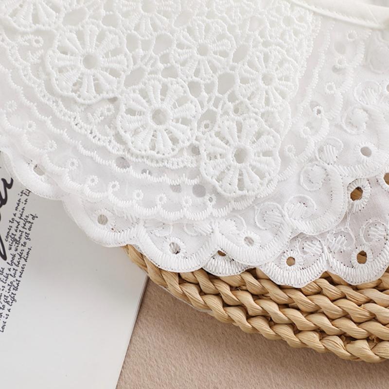 Lace False Collar Hollow Flower Women Faux Collar Exquisite Decoration