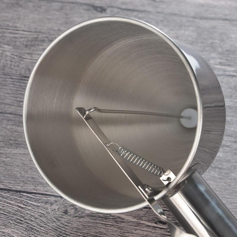 Pancake Batter Dispenser Stainless Steel Funnel Cake Dispenser with Stand