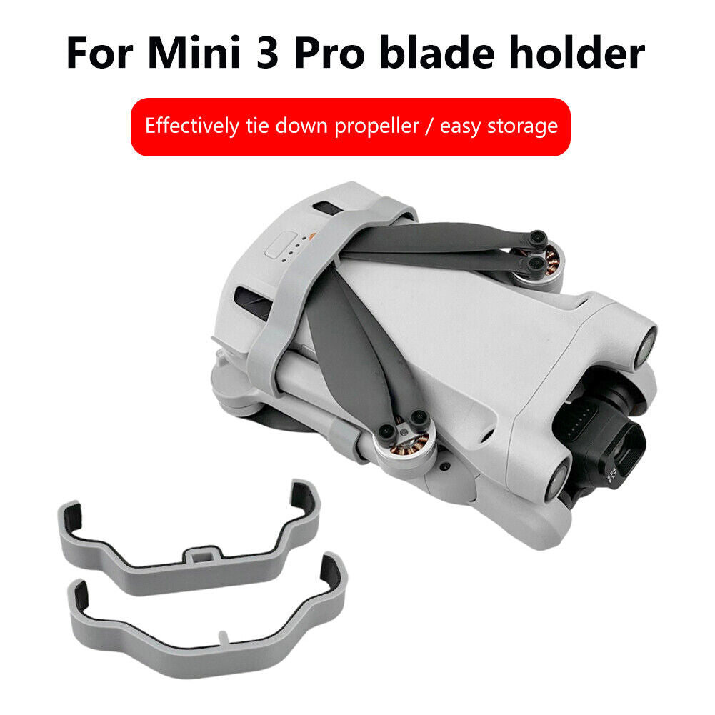 1 Pair Propeller Holder Beam Props for DJI MINI 3 PRO Drone Blade Fix Grey