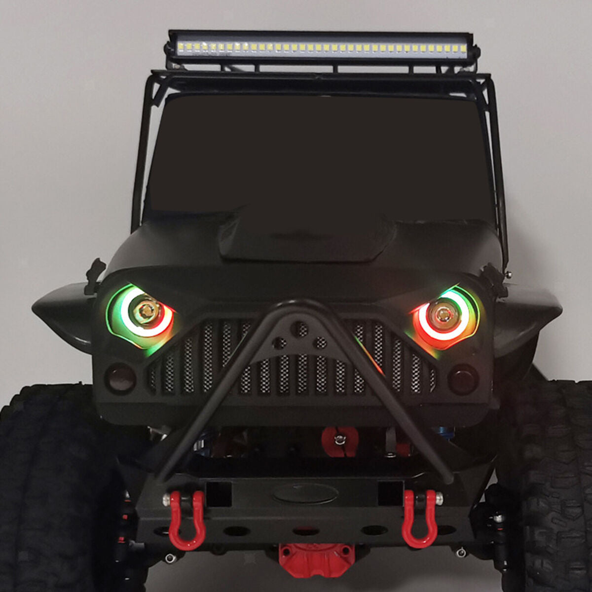 Angel Eyes LED Lamp Headlights for 1/10 Scale RC Rock Crawler Truck Cars