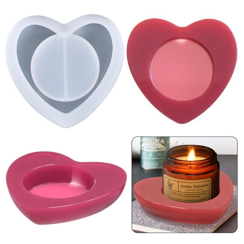 Lovely Silicone Mold Candle Holder DIY Crystal Votive Candle Holder Wedding Deco