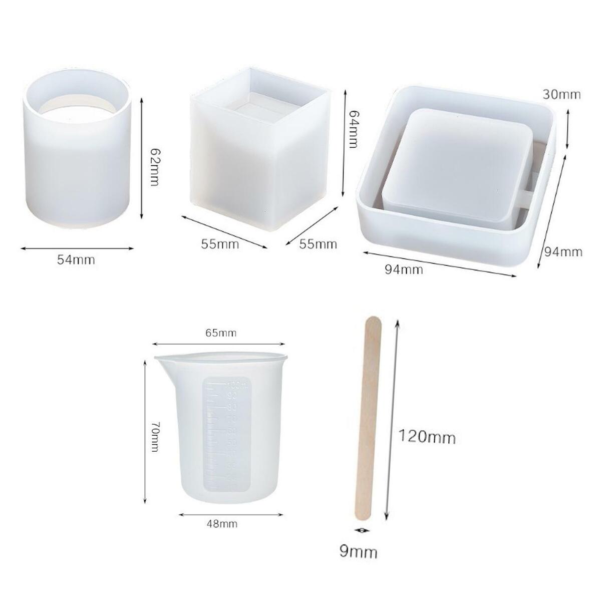Casting Molds Kit Silicone Molds Jewelry Making Tool for Necklace