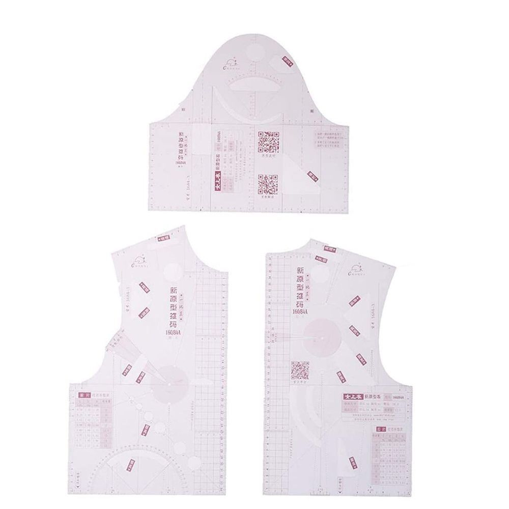Tools Sewing Ruler Clothing Design Ruler Measuring Ruler Quilting Template Kit