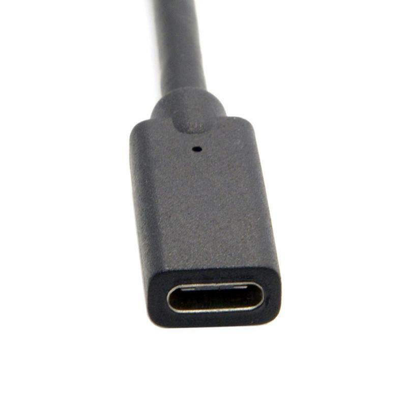 90 Degree Right Angle USB 3.1 Type C Male To Female Extension Data USB-C Cable