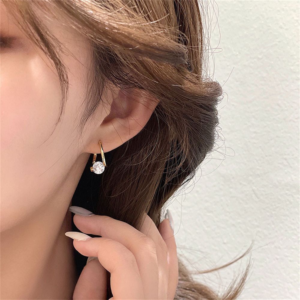 Tassel Eardrop Dangle Earring Crystal Water Drop Earring Jewelry Accessories