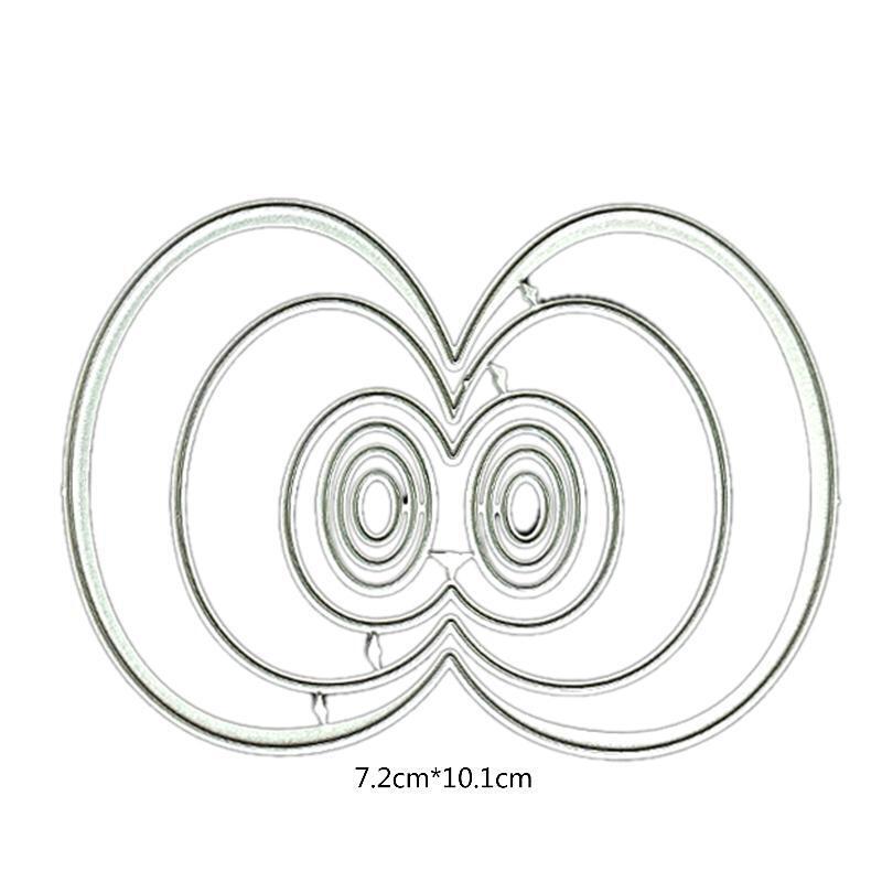 Eye Metal Cutting Dies Scrapbooking Stencil Die Cuts Card Embossing DIY Photo