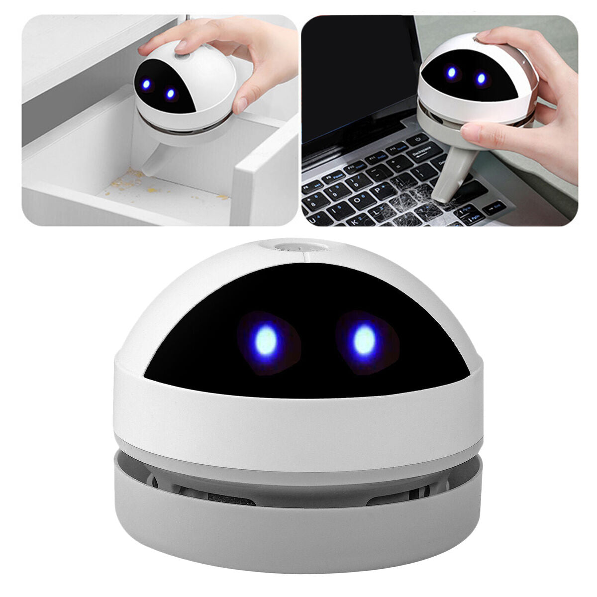Mini Clam Vacuum Cleaner,  Desktop Sweeper, Handheld , Computer