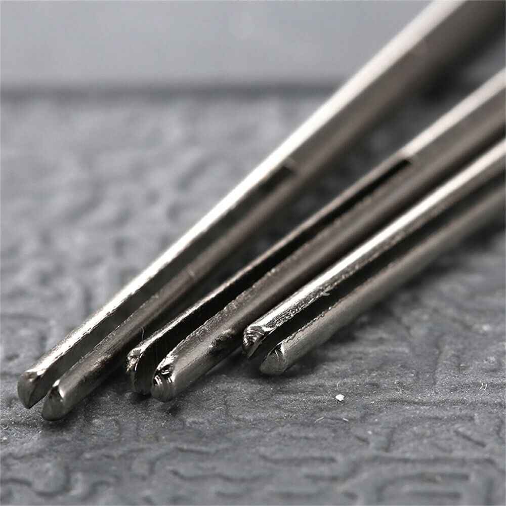 2.35mm Shank Sandpaper Abrasive Straight Split Mandrels Clip Rotary Tool 10pcs
