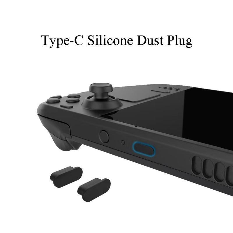 Game Console Dust Plug for Steam Deck Headsets Interface Silicone Anti Dust
