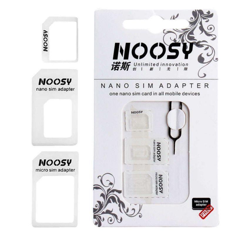 4 in 1 Convert Nano SIM Card to Micro Standard Adapter For Smart Phone 4G 5G LTE