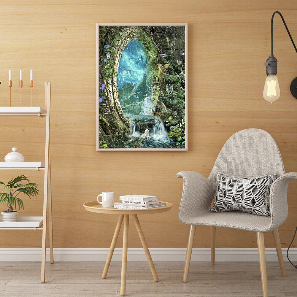 DIY Full Drill Diamond Painting Forest Fairy Tale Rhinestone Mosaic Picture