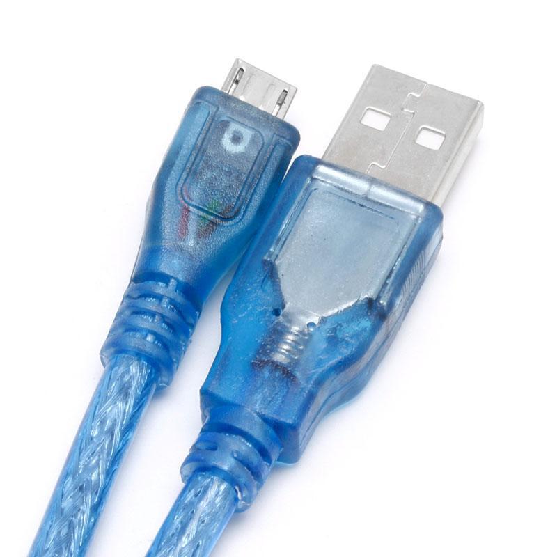USB 2.0 A Male to Micro B 5pin Male 28/24AWG Data Charger Cable High Speed 1.5M