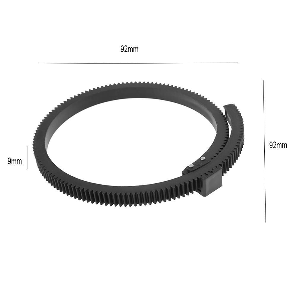5D2 7D Adjustable Follow Focus Len Gear Ring Belt for DSLR Camcorder Camera
