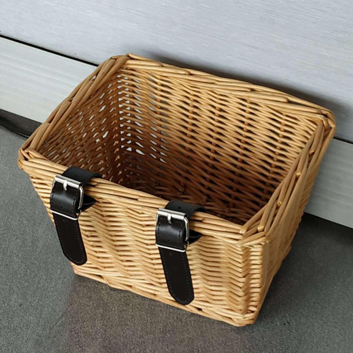 Bikes Basket Bicycle Pet Carrier Front Organizer Travel Storage Riding Cargo