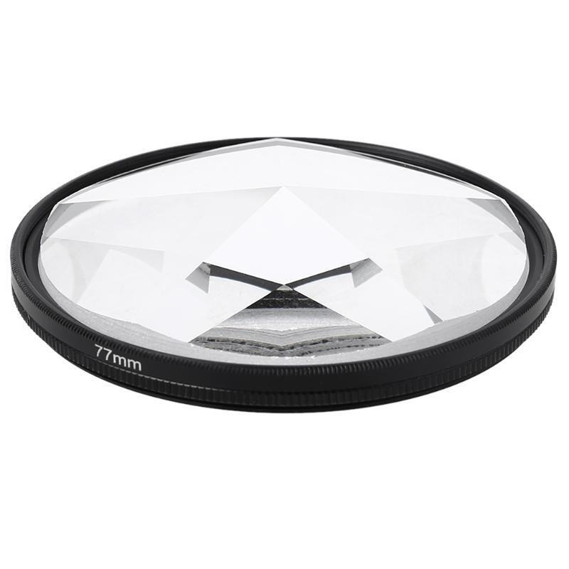 Photography Repeat Multiple Image Glass Prism  77 mm Pentaprism Filter