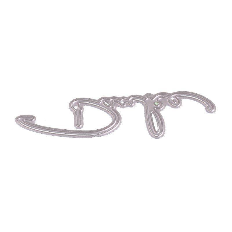 The Letter Metal Cutting Dies Stencil DIY Scrapbooking Embossing Paper Card