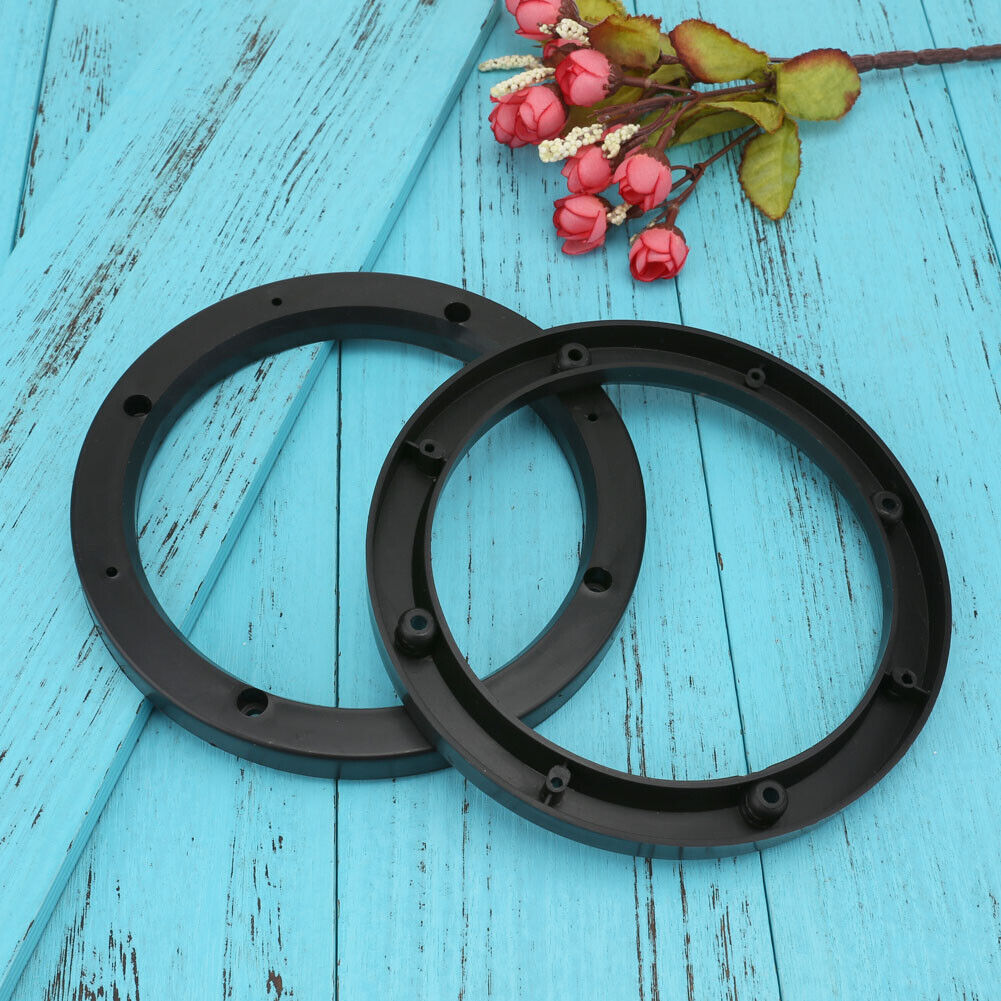 Universal 6.5 Inch Beveled Car Speaker Spacer Adapter Refitting Audio Mat