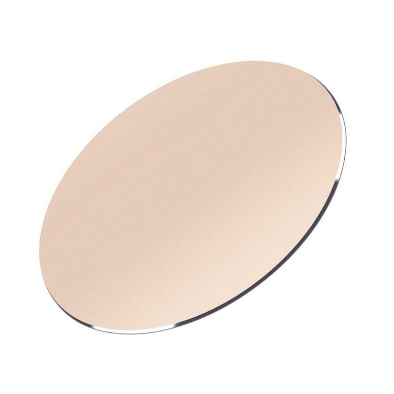 Creative Metallic Waterproof Round Mouse Pad Anti Slip Pad for Office Worker