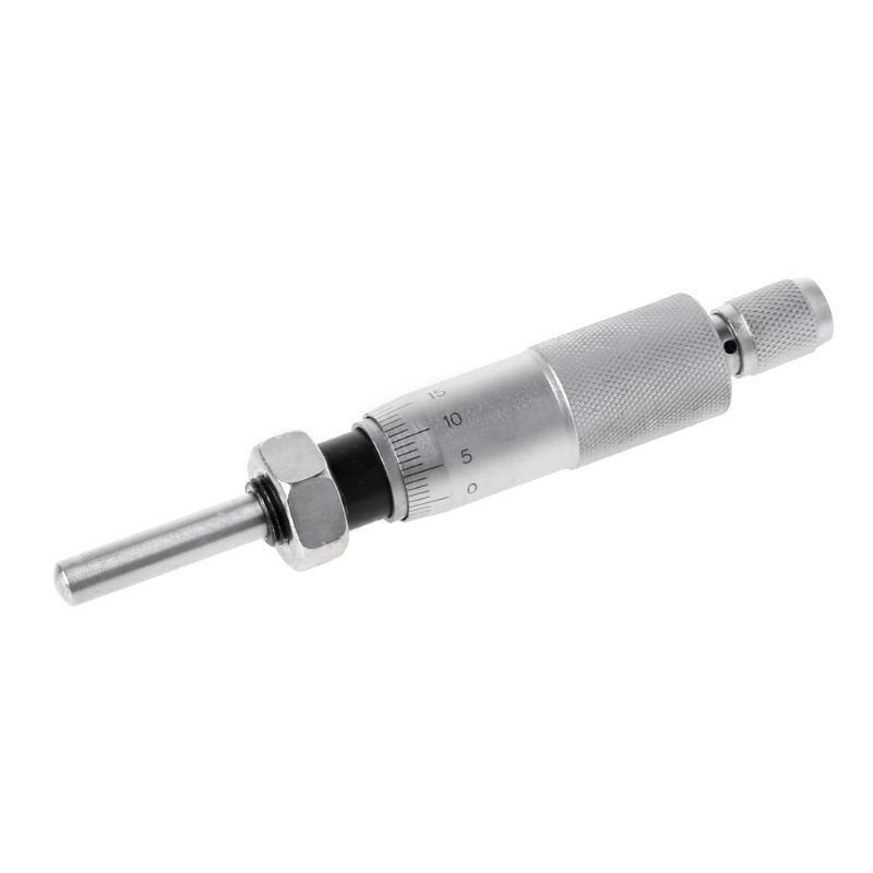 Round Needle Type Thread Micrometer Head Measurement Measure Tool 0 - 25mm Range