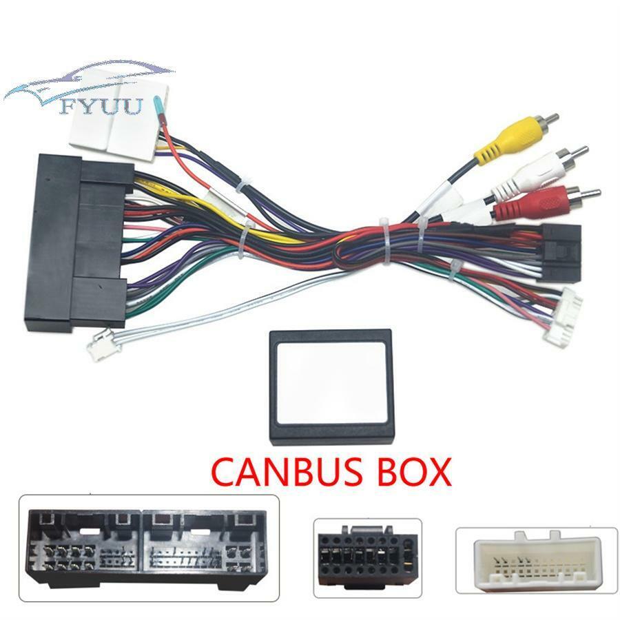 16pin Android Radio Power Cable w/Canbus Box For Hyundai Elantra Santa Fe Kia K3