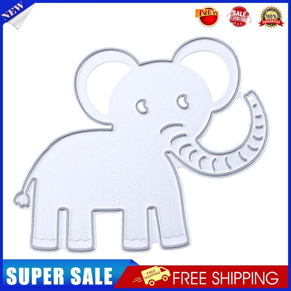 Little Elephant DIY Metal Scrapbook Craft Embroidery Cutting Die Stencils-1