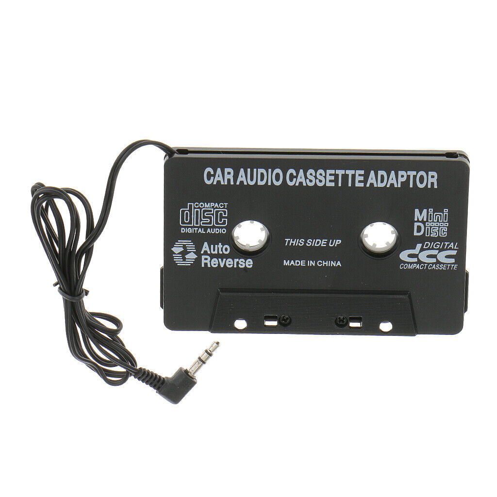 Car Cassette Adaptor Cassette Converter w/ 3.5mm Audio Cable for MP3 Player