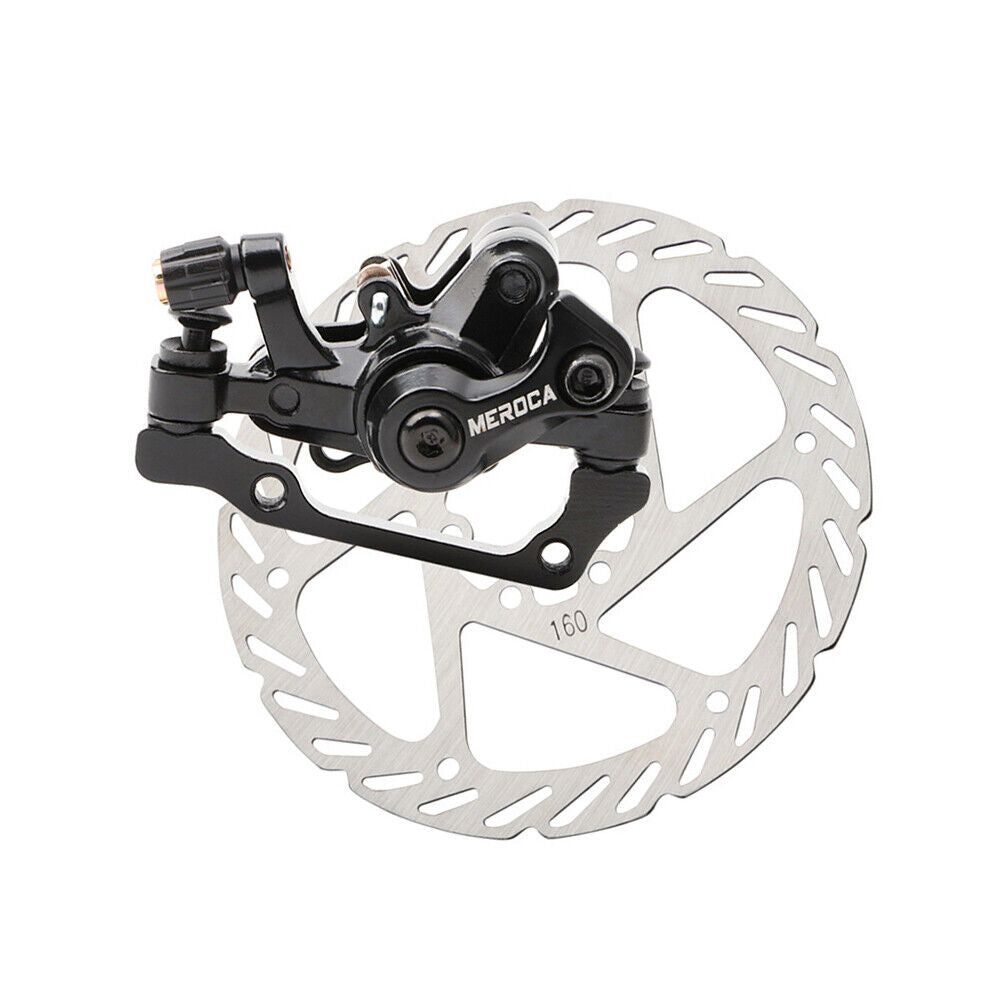 MEROCA MTB Bike Disc Brake Calipers Clip Rotor Set Bicycle Parts (Rear)