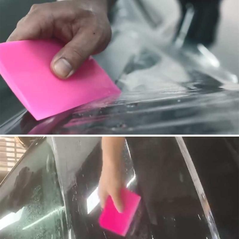 Squeegee Felt Edge Car Film Scraper Window Tint Soft Rubber Silicone Wrap Tools