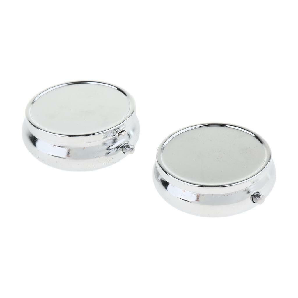 2x  Pill Box Medicine Case Container  Organizer Purse 1 Slots
