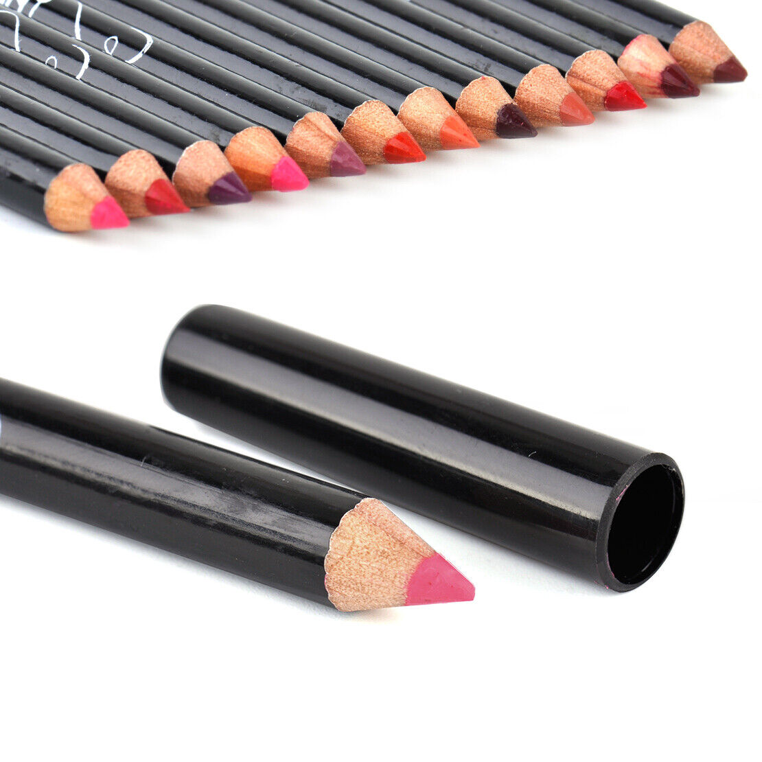 12x 12Color Magic Beauty Lipliner Cosmetic Makeup Lip Liner Pencil Women Girl Li