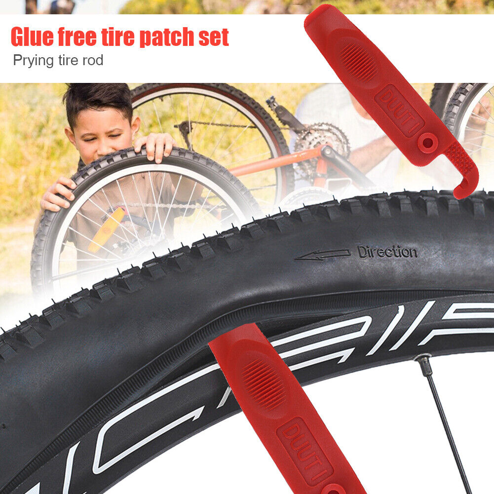 DUUTI Bicycle Pump MTB Road Bike Cycling Tire Patch Repair Tool Kit Set