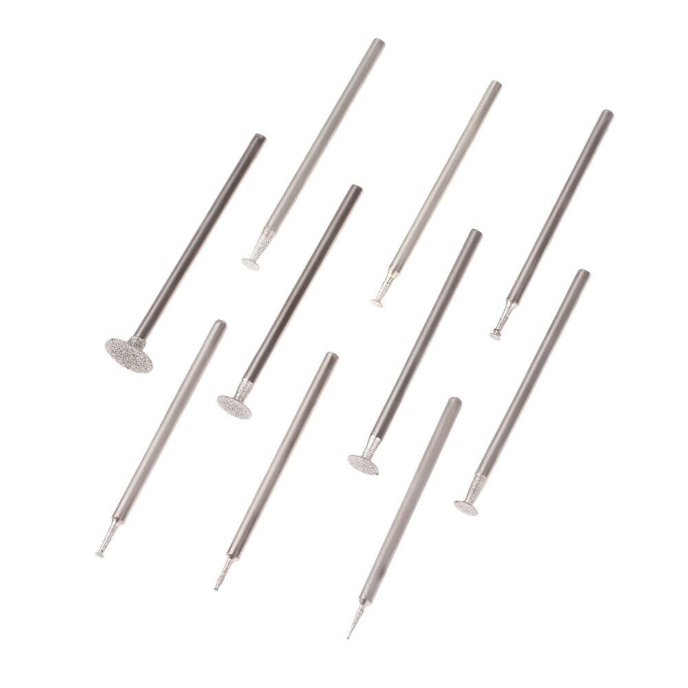 Ultra-Thin T Head Grinding Bit Abrasive 2.35mm Shank Carving Jade Stone Alloy