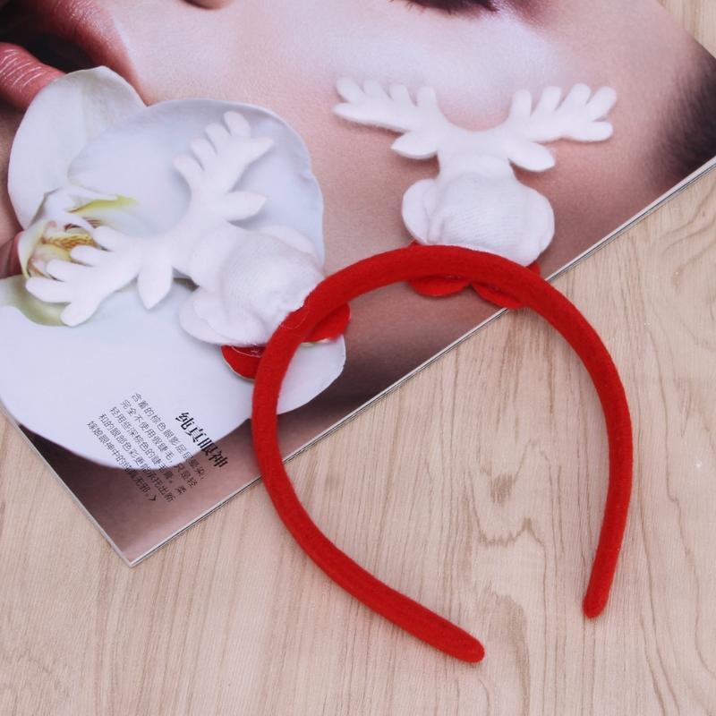 Hot Christmas Santa Xmas Party Decor Headband With Flashing Light Head Hoop