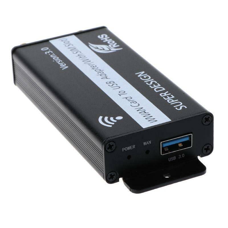 NGFF M.2 to USB 3.0 Adapter with SIM Card Slot for WWAN/LTE/4G Module (Including