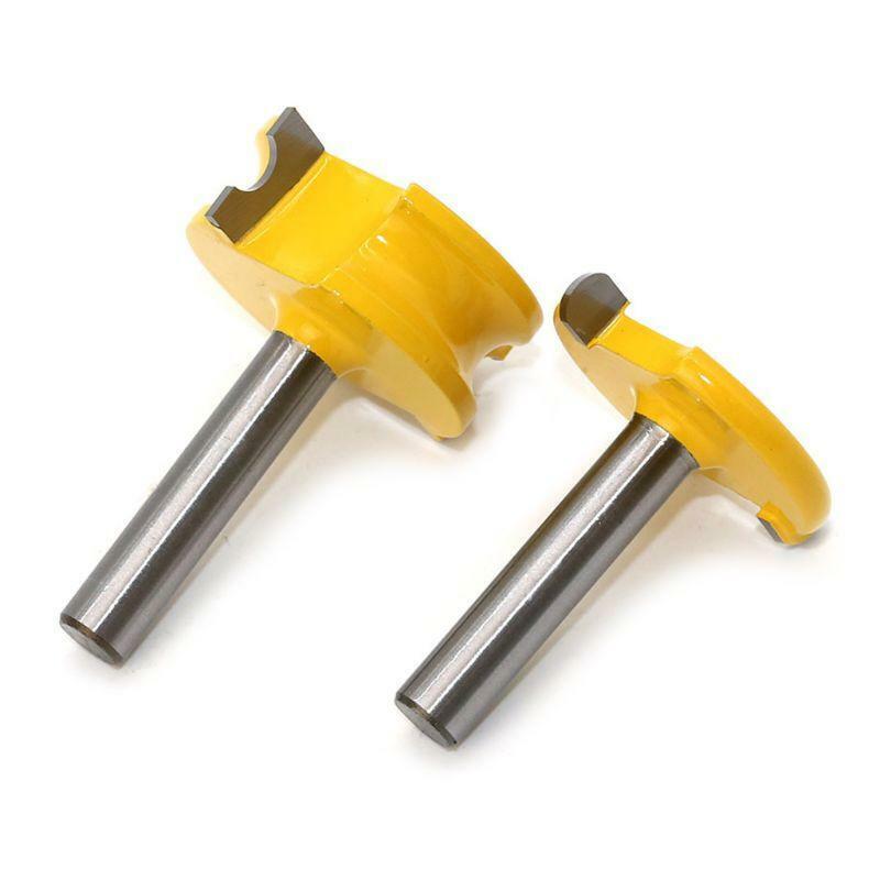 2Pcs/Set 8MM Shank Canoe Flute and Bead Router Bit Set Woodworking Tungsten Wood