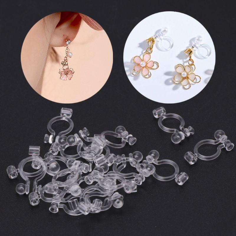 20x/Set Allergy-Free Invisible Clip-on Earring Converter Wedding Decor for Women