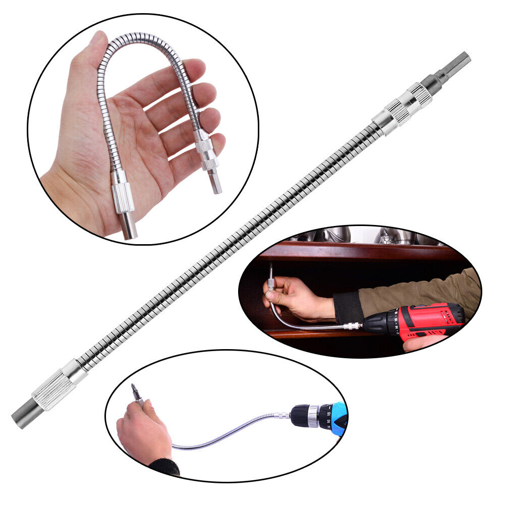 300mm Flexible Shaft Bits Extention Screwdriver Drill Bit Holder Connecting