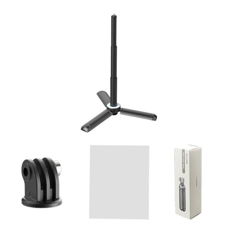 Metal Mini Tripod Large Desktop Tabletop Stand for DJI Action 2 Go Pro 10