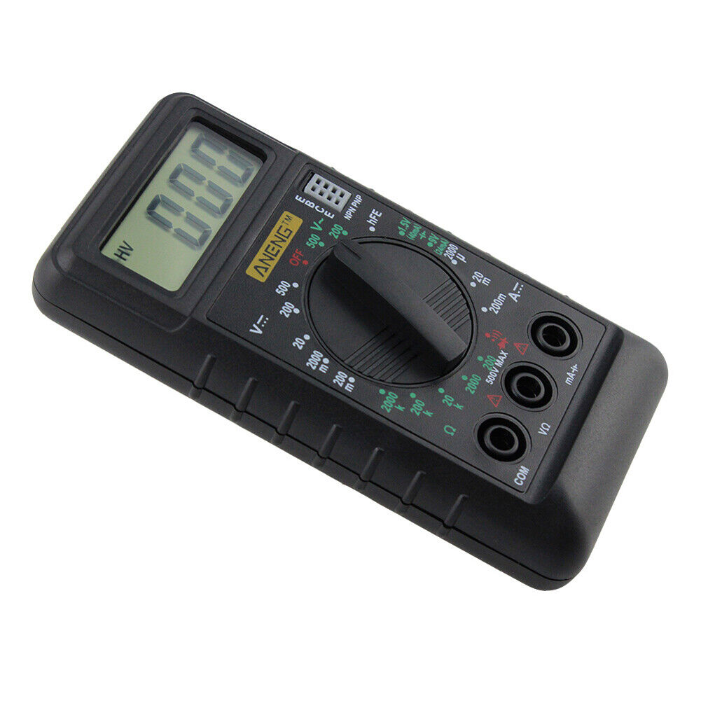 Mini Pocket DMM Digital Multi Meter OHM Test Voltmeter Ammeter with Buzzer