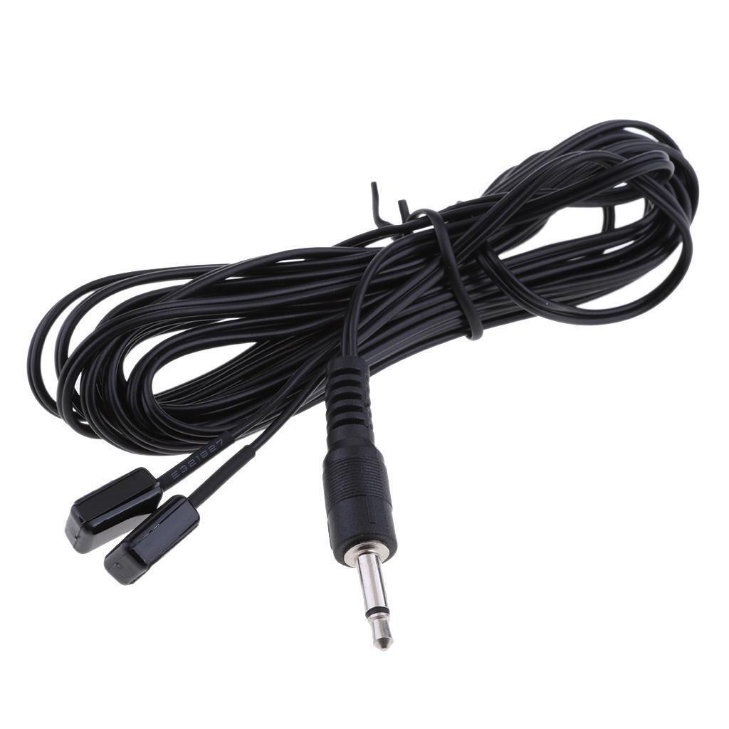 Premium 3 Meter IR  Cable 3.5mm Male to 2  Cable Television