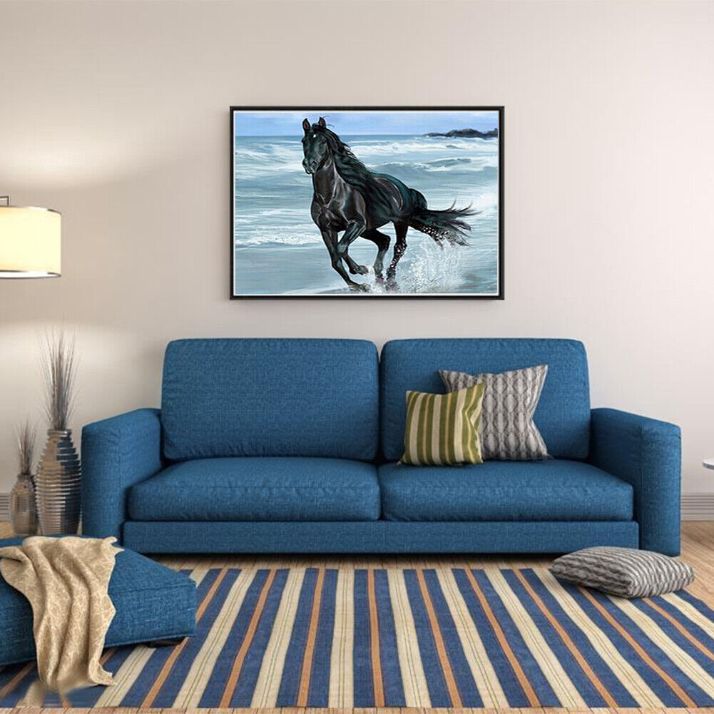 Running Horse  5D Diamond DIY Painting  Kit Home Decor Craft(40 X 30cm)