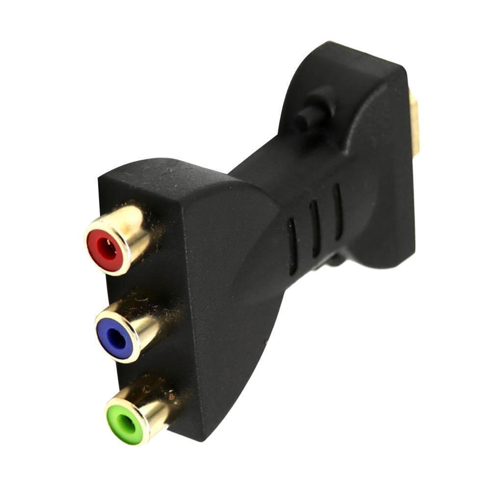HDMI Male to 3 RCA Video Audio Adapter RGB Component Connector for HDTV